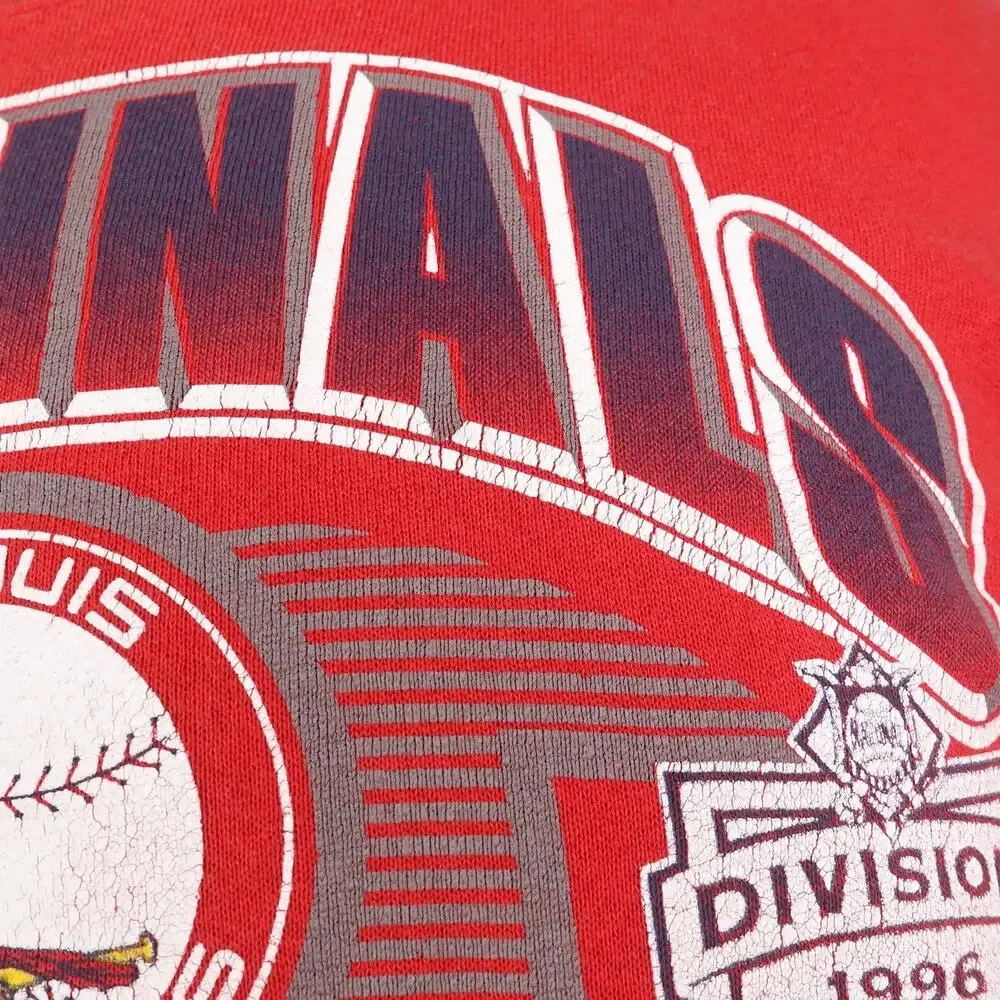 Vintage St. Louis‎ Cardinals Sweatshirt Mens XL 1996 Champions Crewneck Lee USA